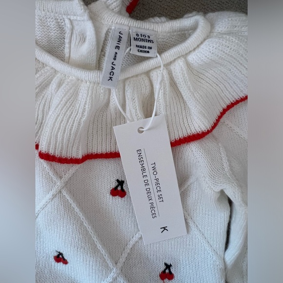 Janie and Jack sweater 2 piece set. - Picture 2 of 3
